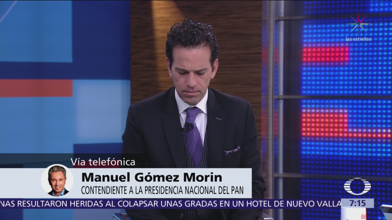 Manuel Gómez Morín denuncia que el PAN no va en la dirección correcta