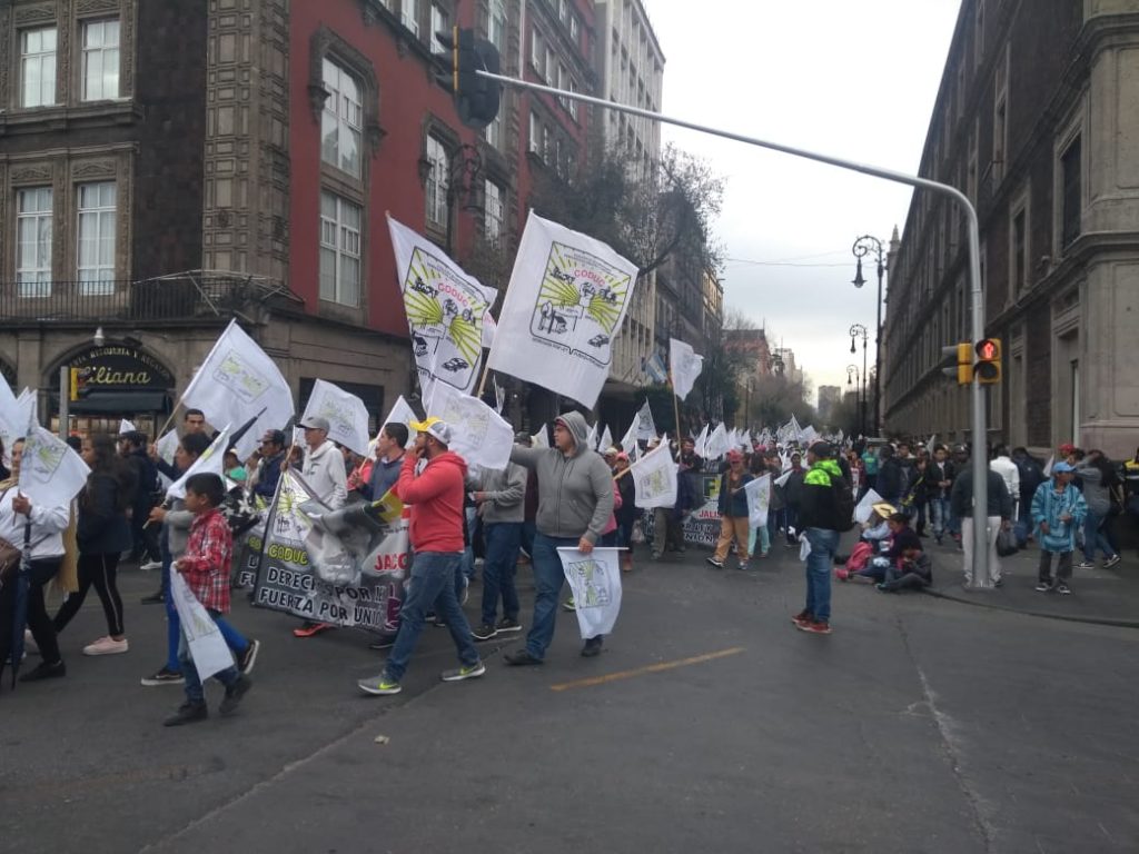 Marchas de campesinos llegan al Zócalo de la CDMX