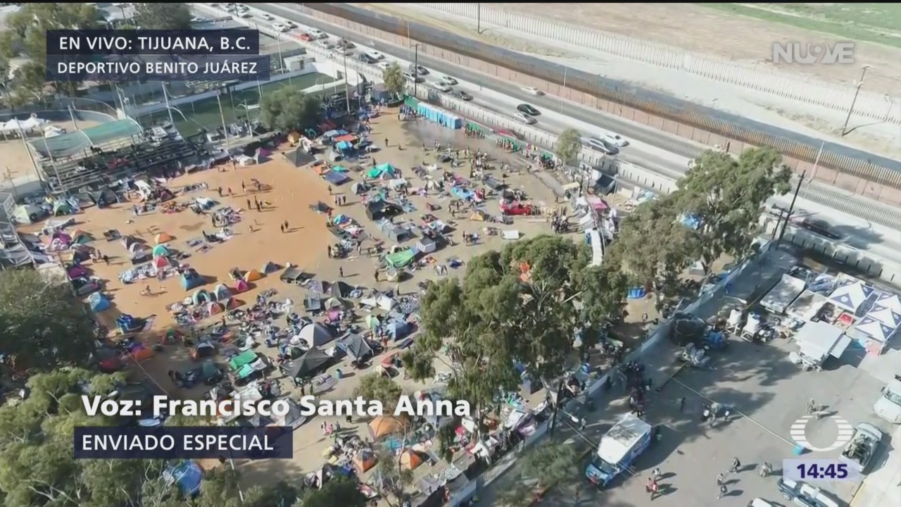 Más de tres mil migrantes en albergue de Tijuana