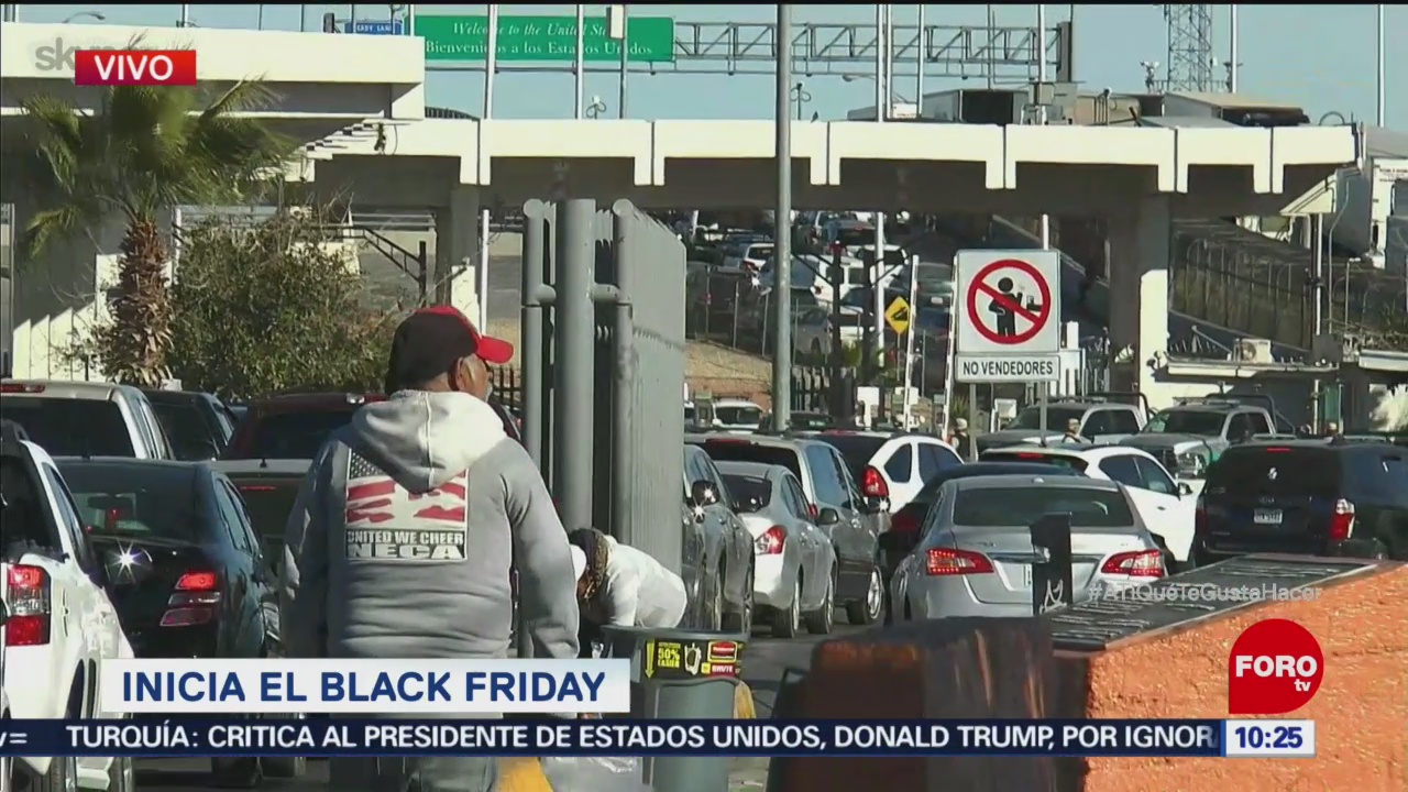 Cruces fronterizos se abarrotan en Chihuahua por Black Friday