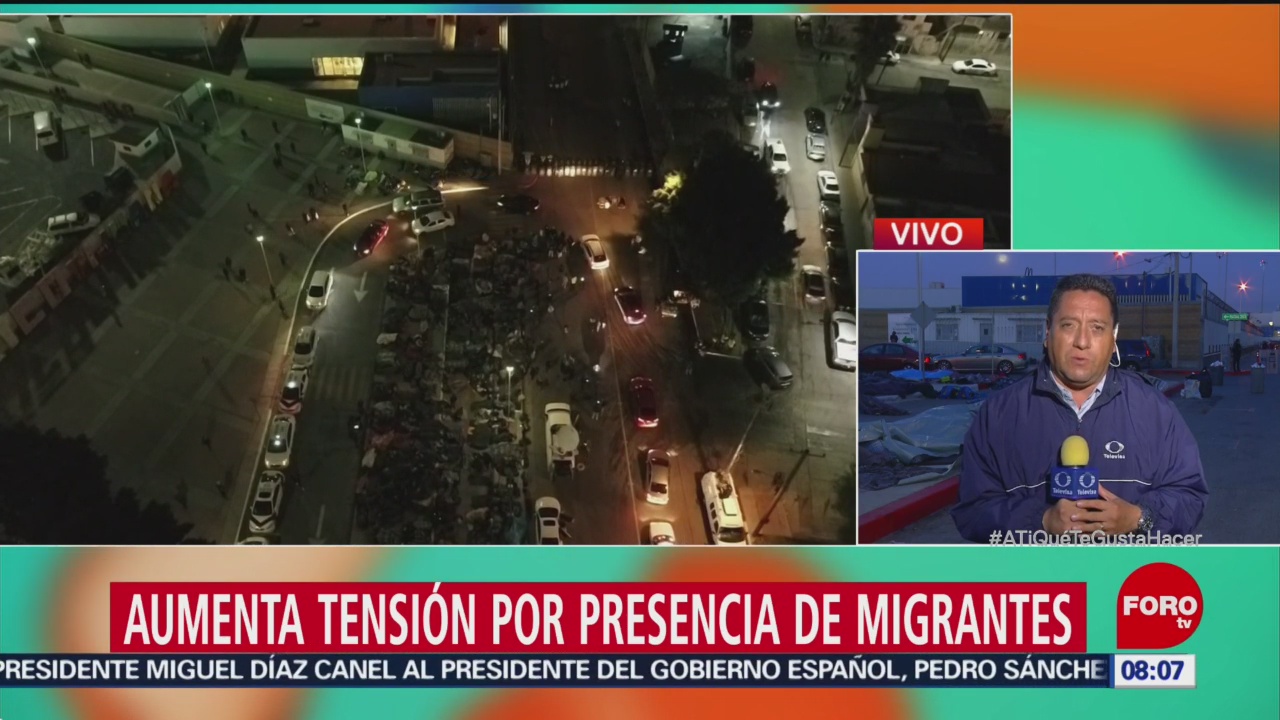 Aumenta la tensión en Tijuana por presencia de caravana migrante