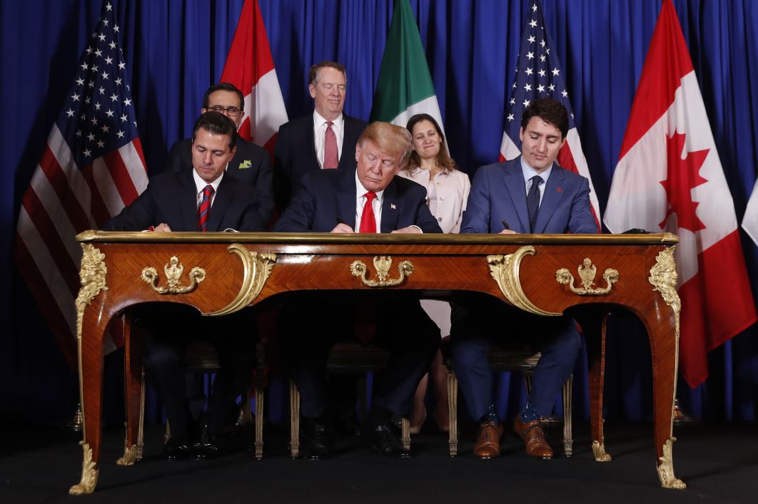 México, Estados Unidos y Canadá firman el T-MEC en la Cumbre del G20