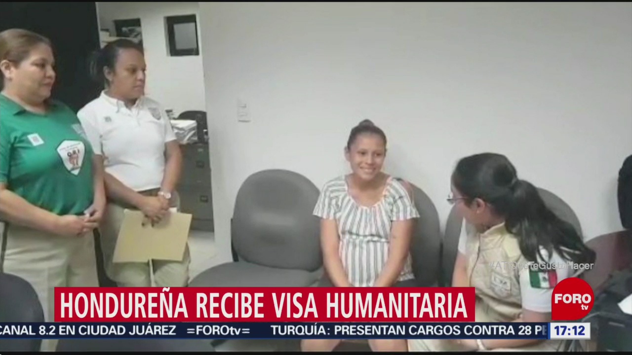 Migrante Hondureña Visa Humanitaria Chiapas Integrante De La Quinta Caravana