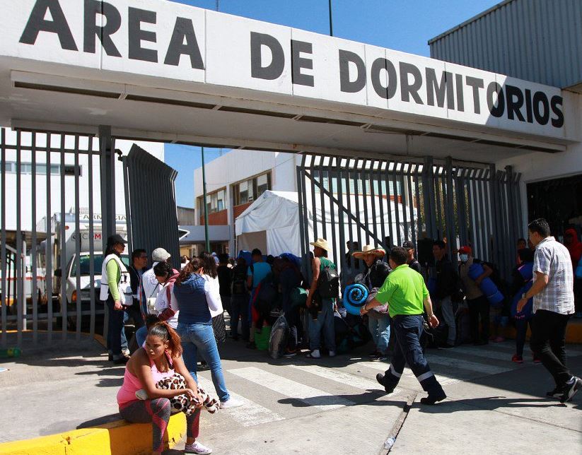 Al menos 600 migrantes centroamericanos permanecen en CDMX