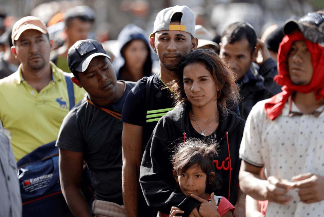 Migrantes centroamericanos en Tijuana, Baja California. (AP) 