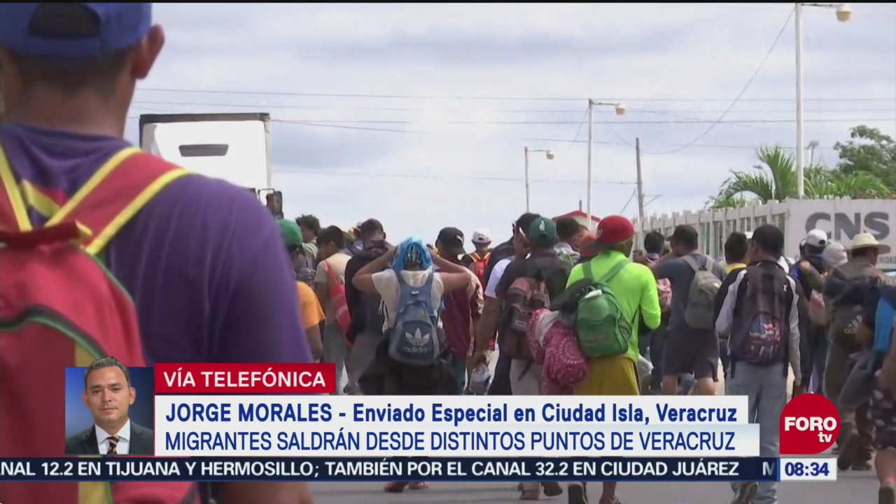 Migrantes Saldrán Distintos Puntos Veracruz