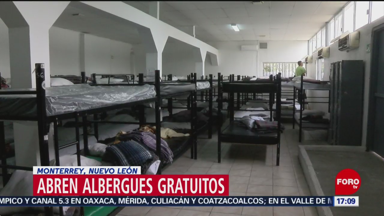 Monterrey abre albergues gratuitos