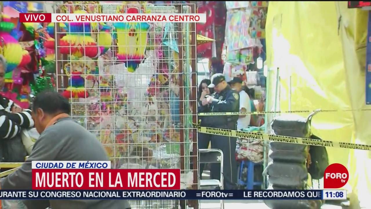Muere une persona en La Merced, CDMX
