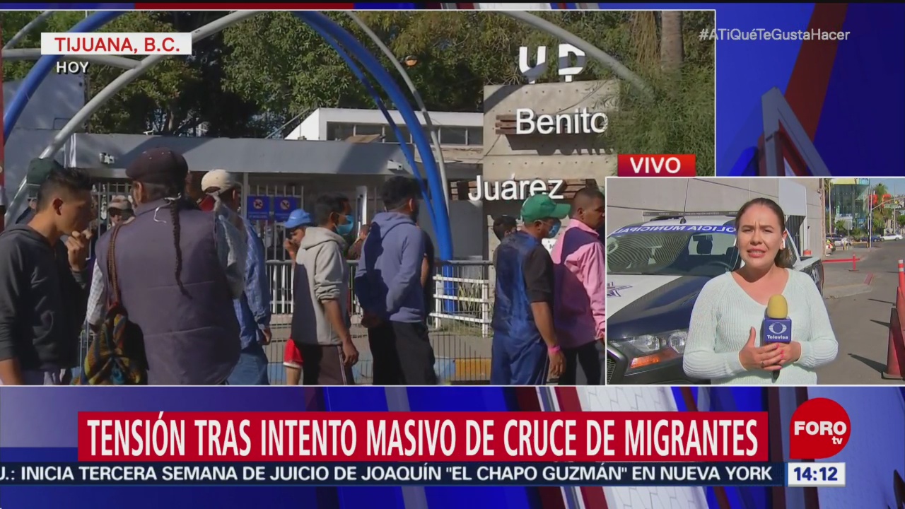 Refuerzan seguridad en albergue de caravana migrante en Tijuana