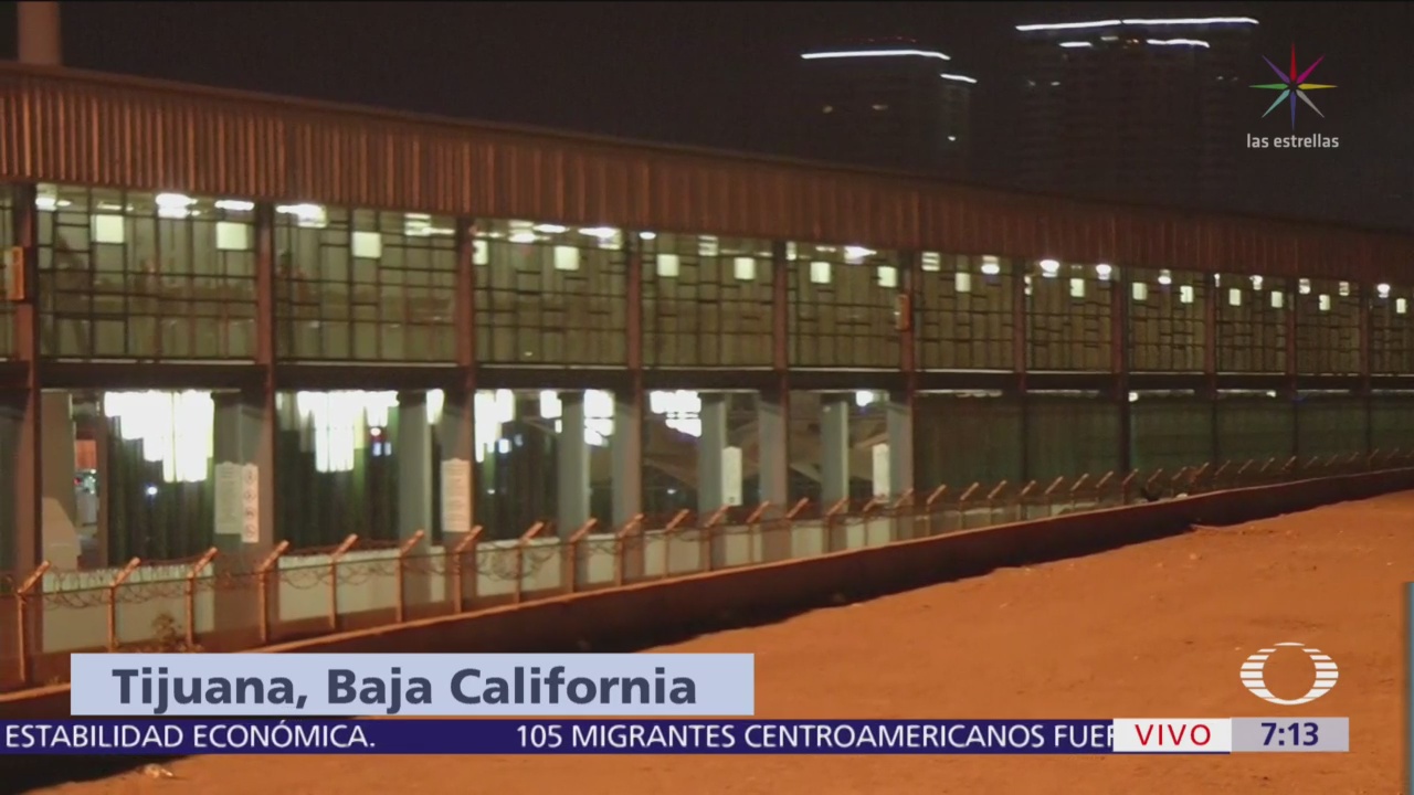 Nueva reja sustituye malla ciclónica en garita El Chaparral de Tijuana