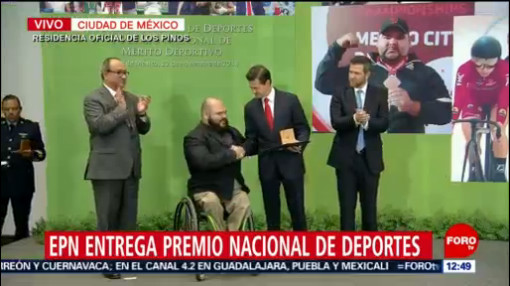 Peña Nieto Entrega Premio Nacional Del Deporte Presidente Enrique Peña Nieto Premio Nacional Del Mérito Deportivo 2018