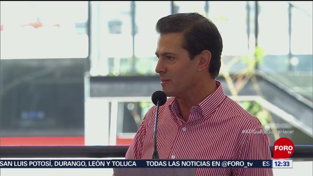 Peña Nieto destaca cumplimiento de compromisos durante su administración