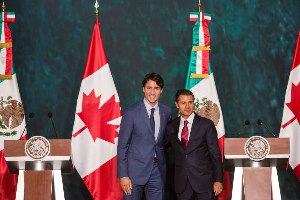 Peña Nieto y Justin Trudeau conversan sobre firma de T-Mec
