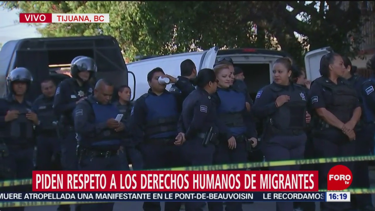 Piden respeto a derechos humanos de migrantes en Tijuana