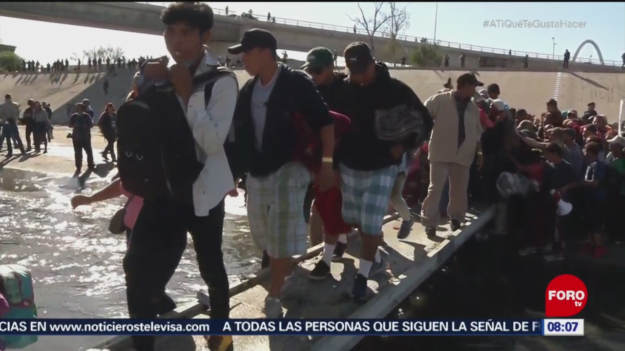 Pocos miembros de caravana migrante en Tijuana quieren ser repatriados
