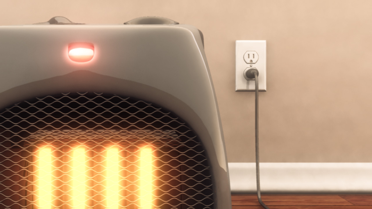 ¿Por qué no debes conectar un calentador a una extensión?