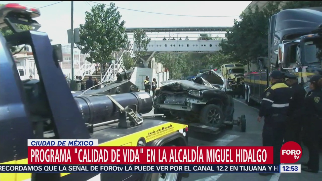Pretenden retirar mil autos chatarra en alcaldía Miguel Hidalgo