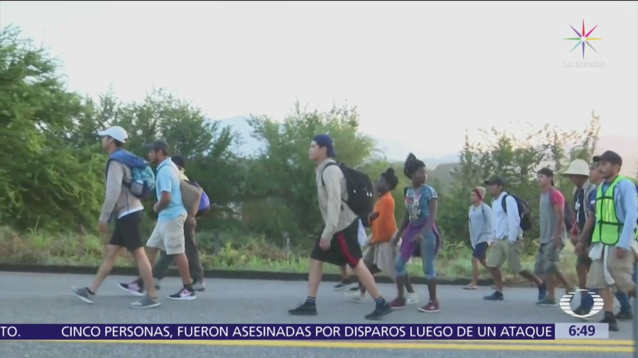 Primera caravana de migrantes se dispersa en Guanajuato, Jalisco y Aguascalientes