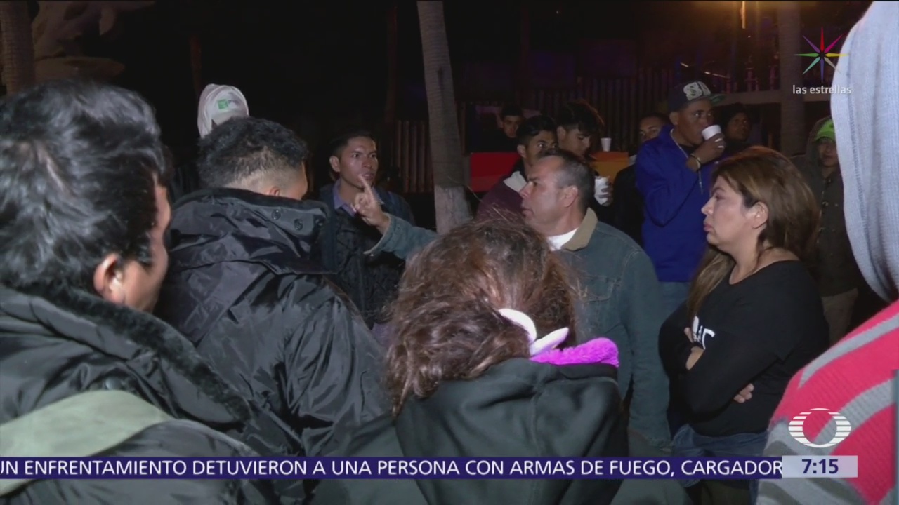 Protestan en Tijuana contra llegada de caravanas de migrantes