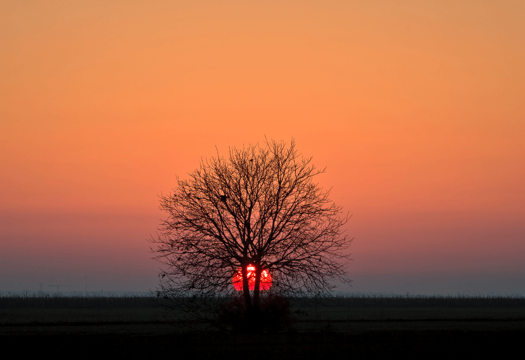 Puesta de sol en Rumania. (AP, archivo) 