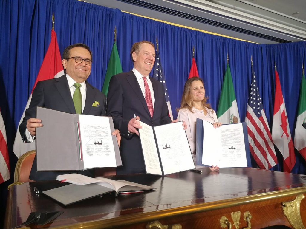 México, Estados Unidos y Canadá firman el T-MEC