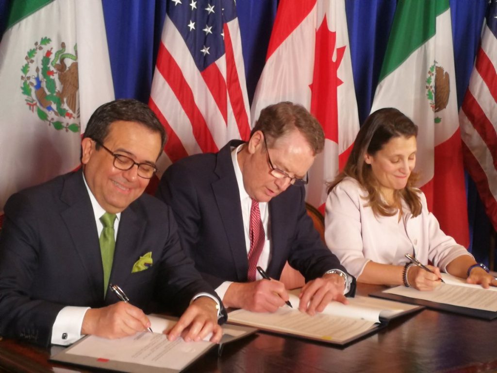 México, Estados Unidos y Canadá firman el T-MEC