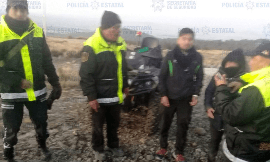  Rescatan a dos personas extraviadas en el Nevado de Toluca 