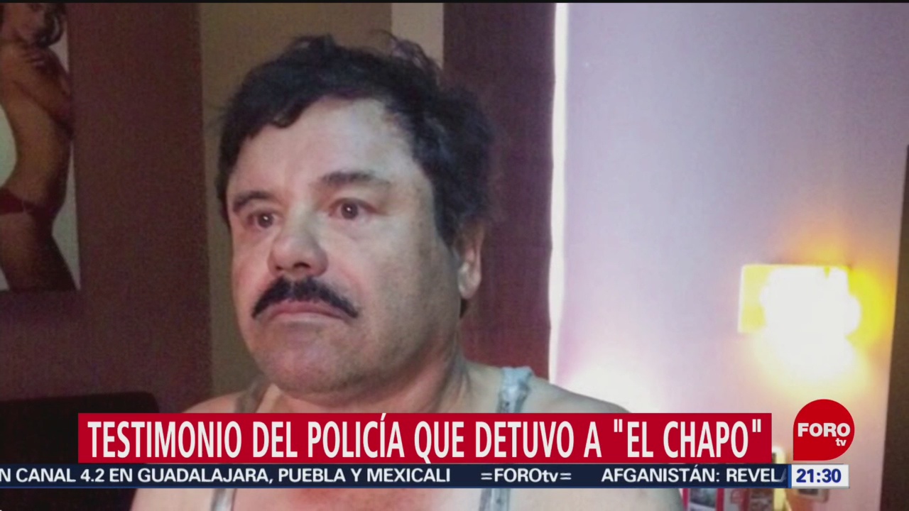 Revelan Testimonio Policía Detuvo Chapo 2016