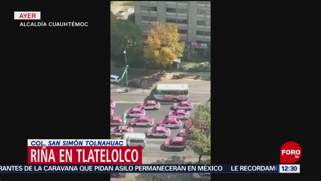Riña en Tlatelolco deja siete lesionados