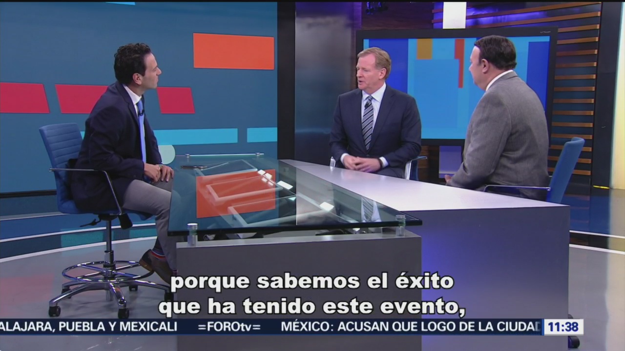 Roger Goodell, comisionado de la NFL, habla de AMLO y México en Despierta