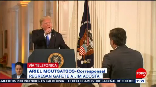 Expresan Solidaridad Reportero Vetado Por Trump Periodistas Critican La Decisión De La Casa Blanca Periodista Jim Acosta