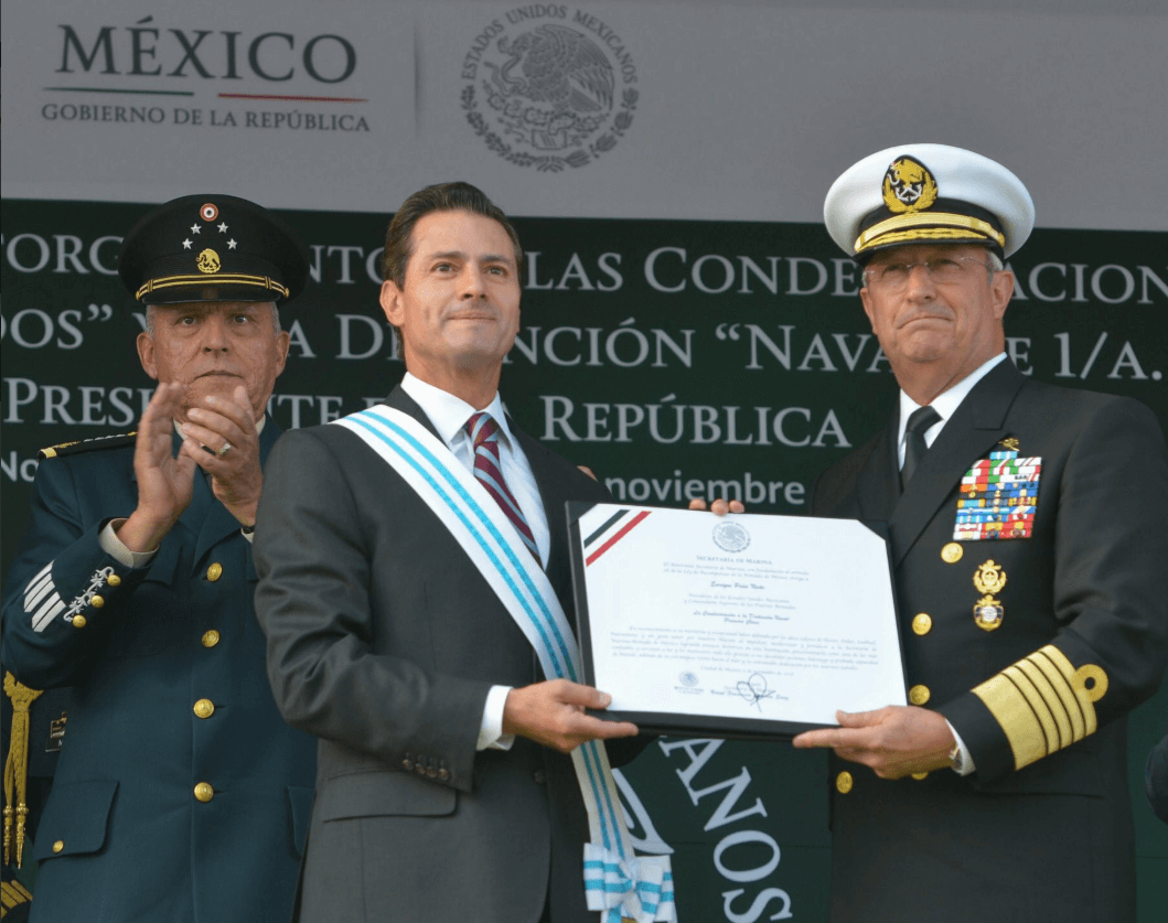 Recuperar la tranquilidad es impensable sin Fuerzas Armadas, señala Peña Nieto