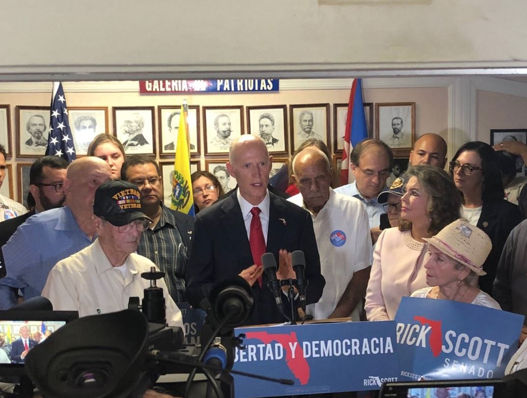 Republicano Rick Scott confirma victoria en Florida