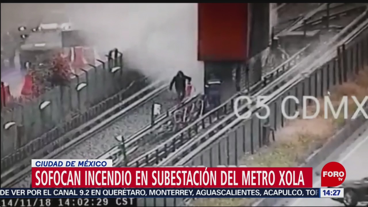 Se incendia de nuevo instalación en Línea 2 del Metro