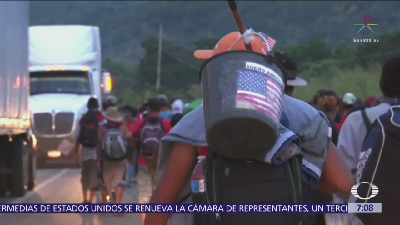 Segunda caravana de migrantes centroamericanos sale de Chiapas