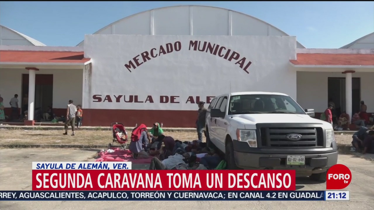 Segunda Caravana Migrante Avanza Veracruz