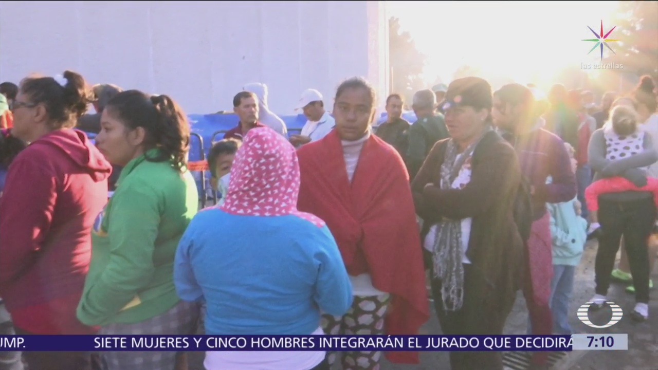 Segunda caravana migrante llega a Juchitán, Oaxaca