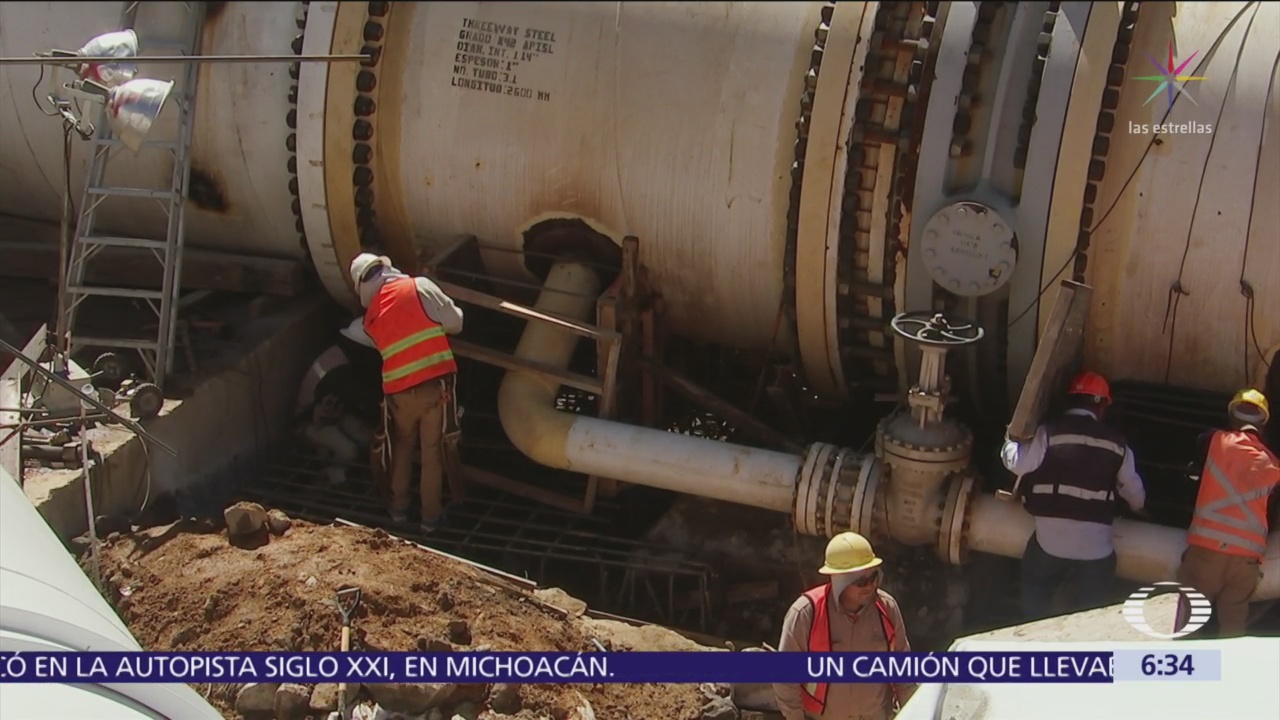 Sistema Cutzamala reanuda bombeo de agua al Valle de México