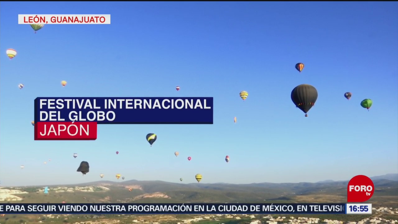Termina el festival del globo en León, Guanajuato
