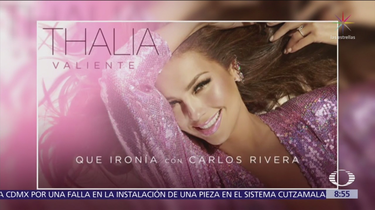 Thalía presenta nuevo disco en México