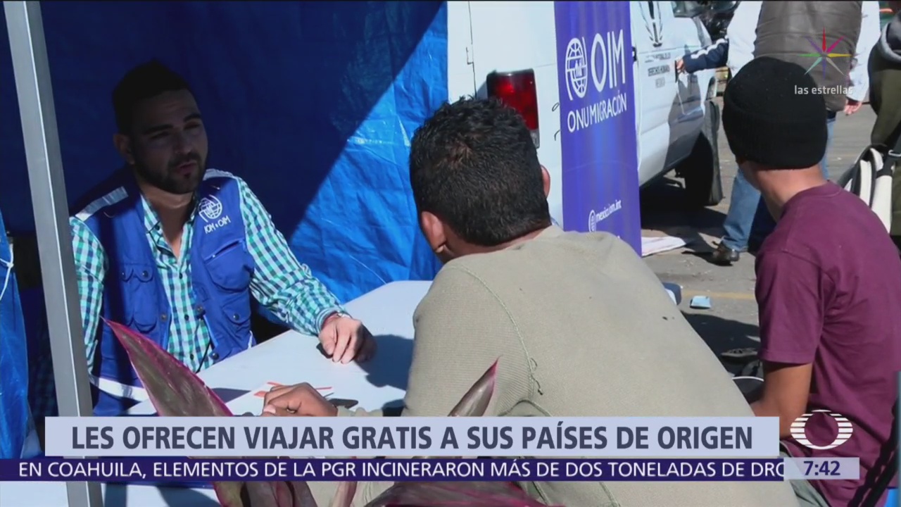 Tijuana activa programa de repatriación para migrantes centroamericanos