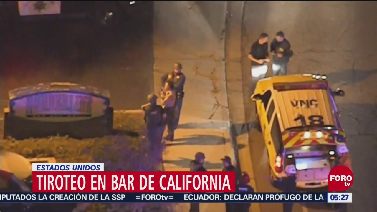 Tiroteo en bar de Thousand Oaks deja 12 muertos, incluido el agresor