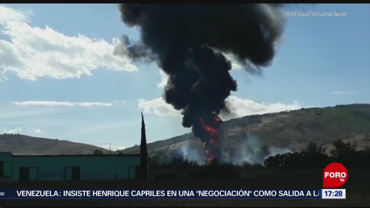 Toma clandestina provoca incendio en Jalisco