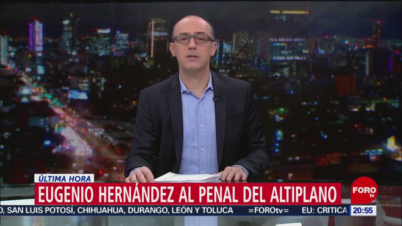 Trasladan Exgobernador Eugenio Hernández Penal Del Altiplano