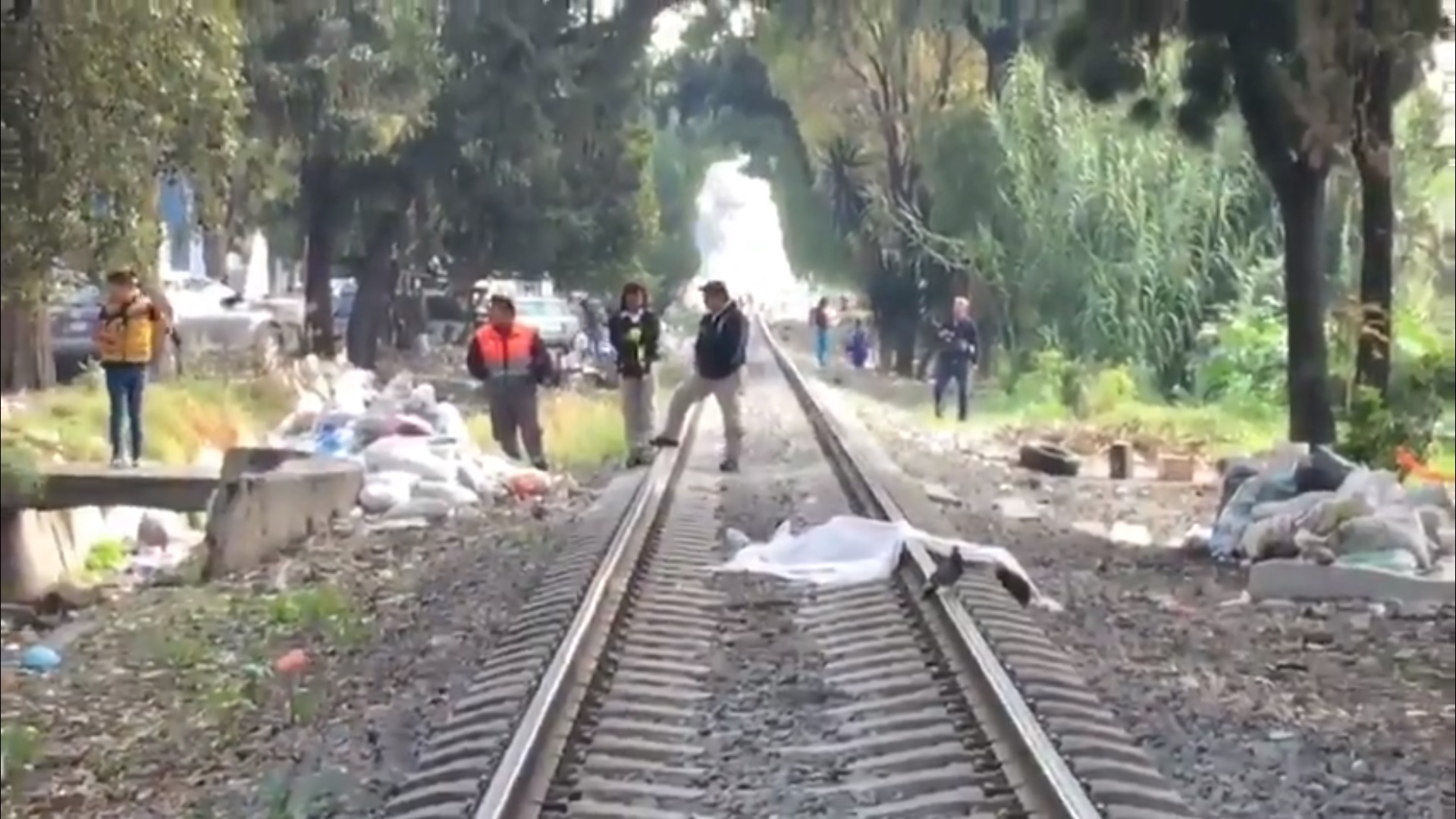 Tren mata a hombre luego de arrollarlo en Gustavo A. Madero