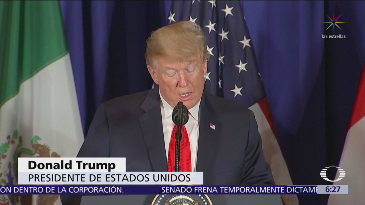 Trump reconoce a Peña Nieto por firma del T-MEC