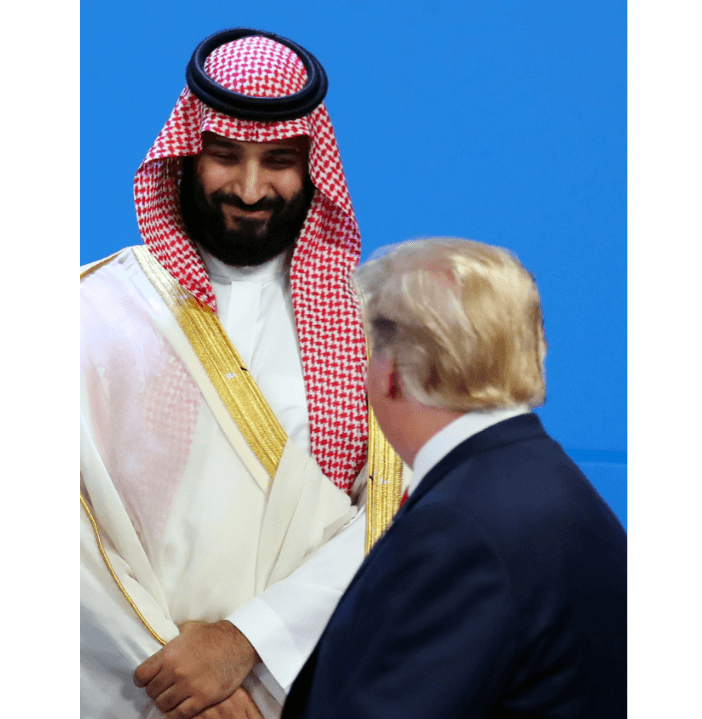 Trump saluda al príncipe saudita, tras polémica por asesinado de Khashoggi