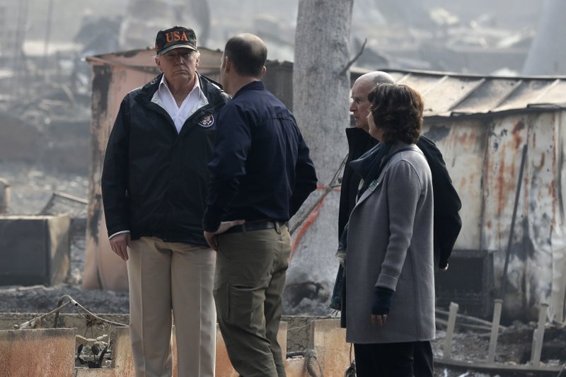 Trump visita California por devastación de ‘Camp Fire’