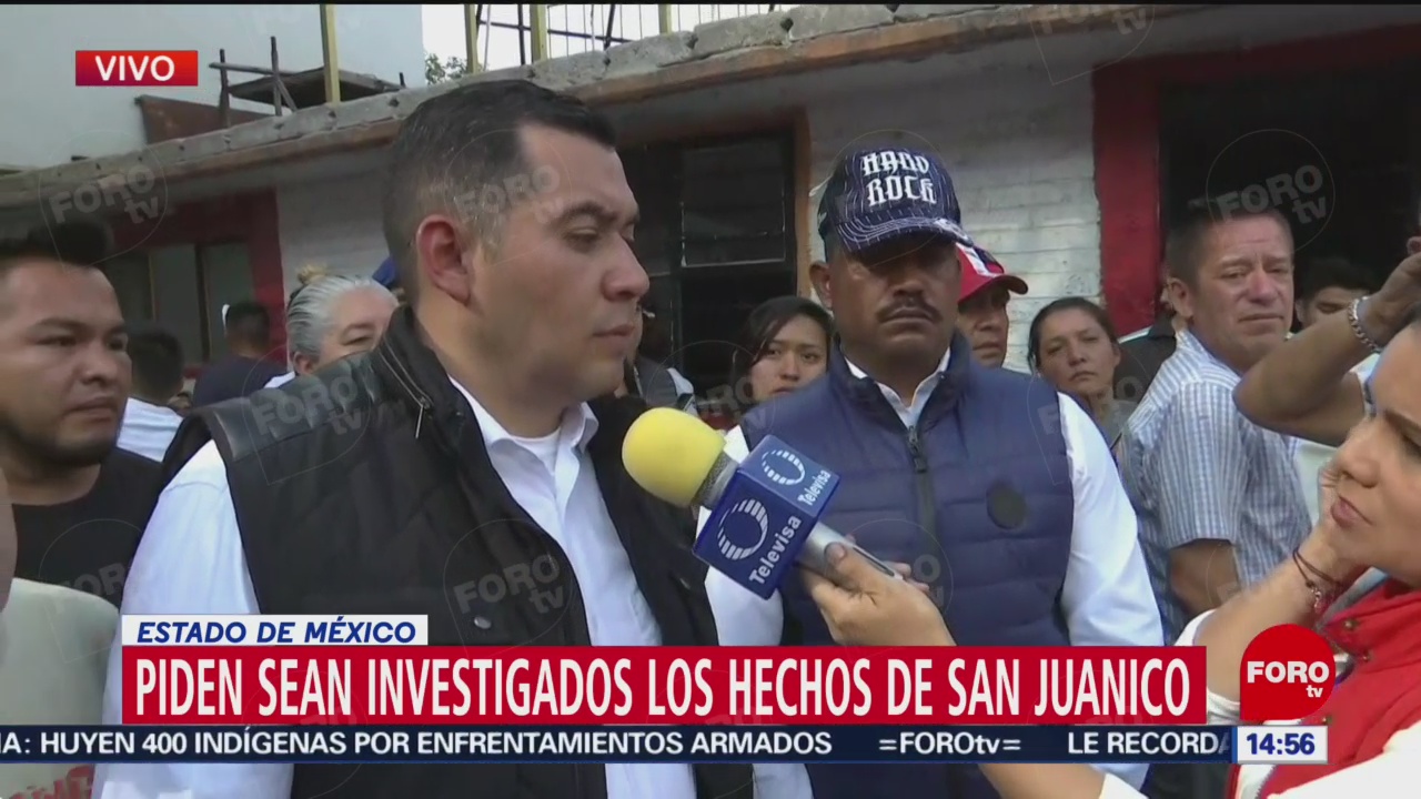 Vecinos de San Juan Ixhuatepec exigen investigación por hechos violentos