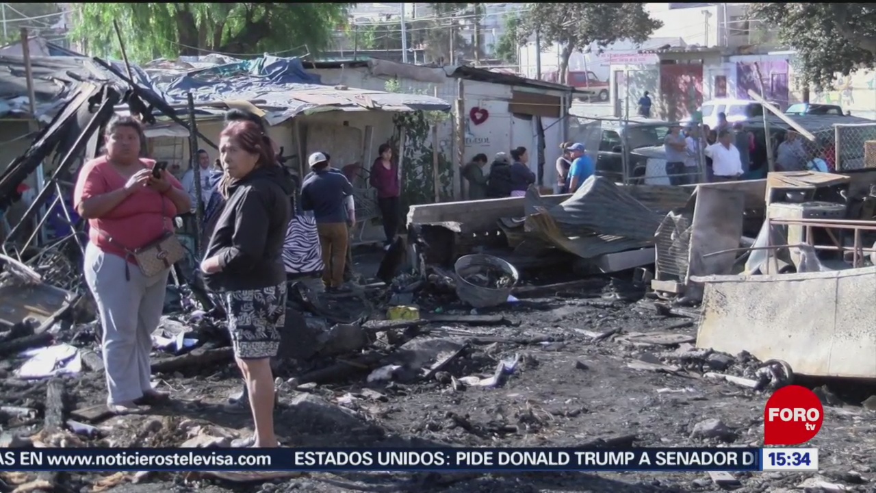 Vientos propagan incendios en Tijuana